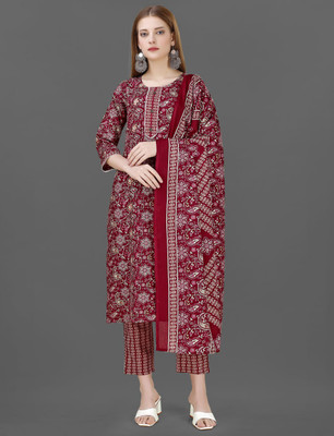 Aastha Enterprise Women Kurta Pant Dupatta Set