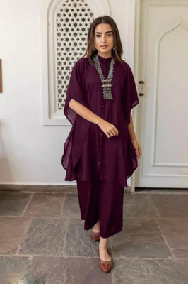 VHM FASHION Women Kaftan Palazzo Set