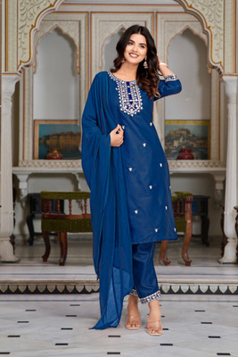 DIGZI CREATION Women Kurti Pant Dupatta Set