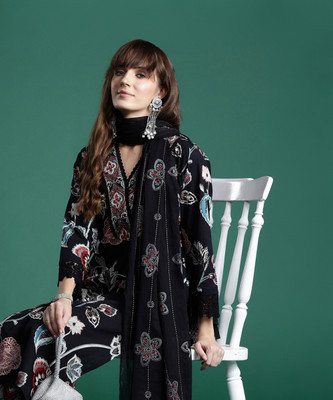 Indo Era Women Kurta Pant Dupatta Set
