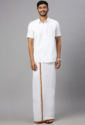 Ramraj Cotton Men Shirt Dhoti Set