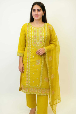 Rajkumari Women Kurta Palazzo Dupatta Set