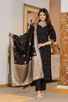 Meeranshi Women Kurti Pant Dupatta Set