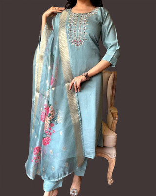 RUTSH CREATION Women Kurta Pant Dupatta Set