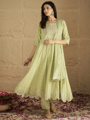 Varanga Women Kurta Pant Dupatta Set