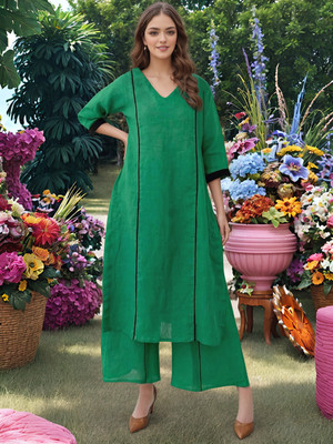 Anni Designer Women Kurta Palazzo Set