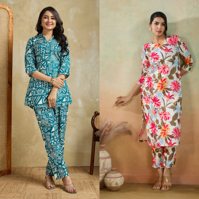 Women Basket Women Kurti Pant Set