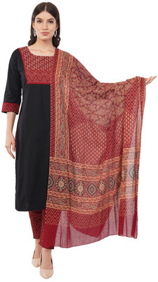 plus5 Women Kurti Pant Dupatta Set