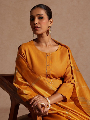 Janasya Women Kurti Pant Dupatta Set