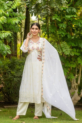 Henixa Creation Women Kurti Pant Dupatta Set