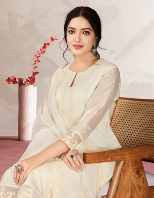 Divastri Women Kurta Pant Dupatta Set