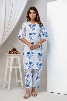 BRIHASPATIWEARS Women Kurti Pant Set