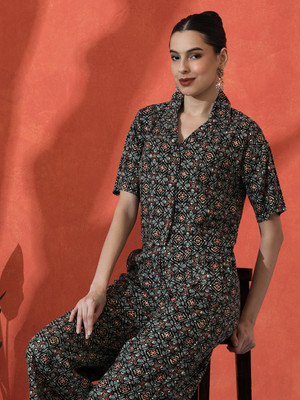 Sangria Shirt Pant Co-ords Set