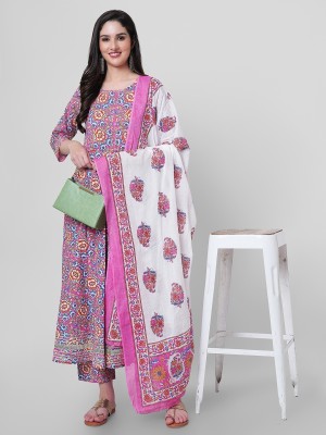 Janakdulari fashion Women Kurta Palazzo Dupatta Set