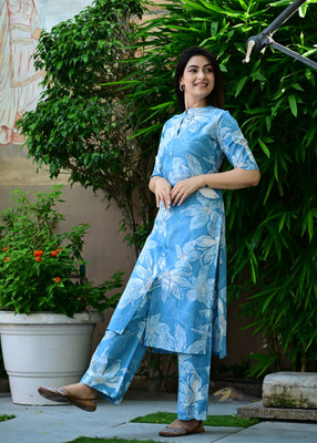 Isha e Kart Top Palazzos Co-ords Set