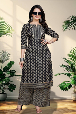 SHCON Women Kurta Palazzo Set