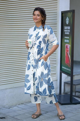 GORAZ Printed Kurta, Palazzo & Dupatta Set