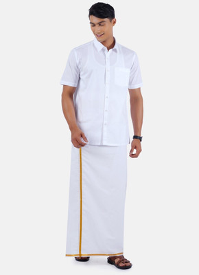 Ramraj Cotton Men Shirt Dhoti Set