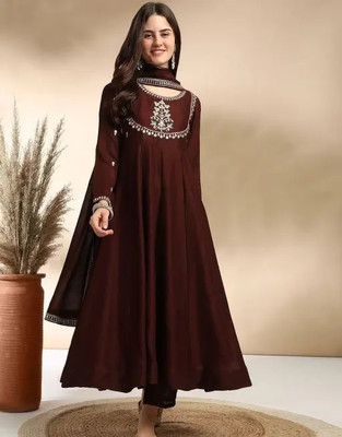 Aksharam Women Kurta Pant Dupatta Set