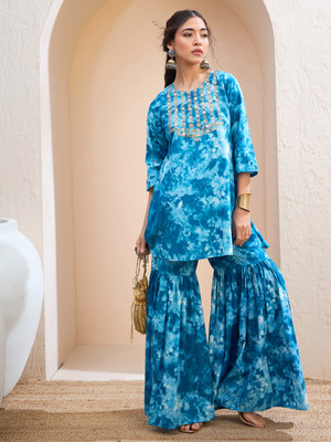 Shae by SASSAFRAS Women Kurta Sharara Set
