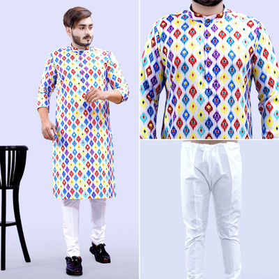 Tibra Collection Men Kurta Pyjama Set
