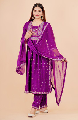RAV CREATION Women Kurta Pant Dupatta Set