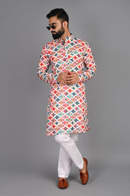 FUBAR Men Kurta Pyjama Set