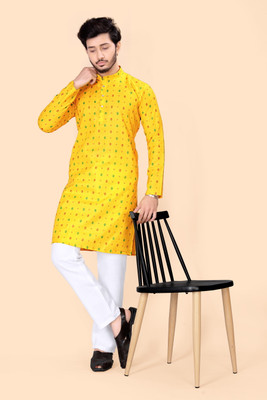 FABWAX Men Kurta Pyjama Set