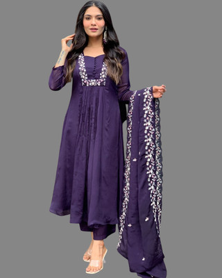 NARI DREAM Embroidered Kurta, Trouser/Pant & Dupatta Set