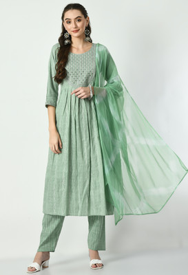 AnjuShree Choice Women Kurta Pant Dupatta Set