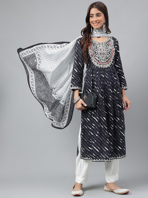 MisBis Women Kurta Pant Dupatta Set