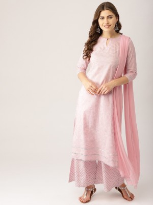 LIBAS Women Kurta Palazzo Set