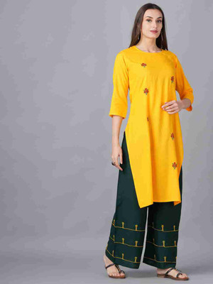 Badrika Women Kurta Palazzo Set