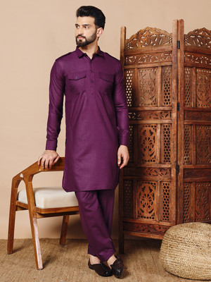 CHIRASVI Men Kurta Pyjama Set