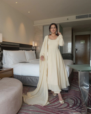 KOTRONS Women Kurti Pant Dupatta Set