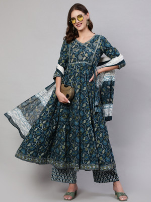 Mizaz Women Kurta Pant Dupatta Set