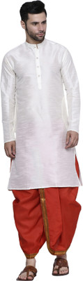 RAMESHWARAM FABRICS Men Kurta Dhoti Pant Set