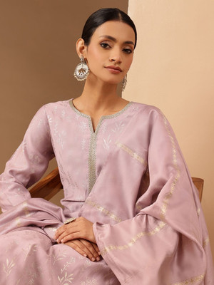 Janasya Women Kurti Pant Dupatta Set