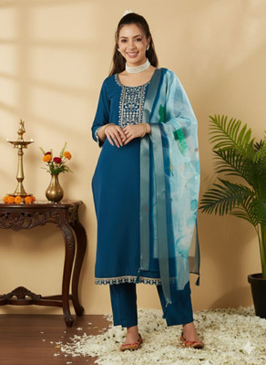 MOKOSH Women Kurta Pant Dupatta Set