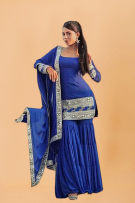 murlidhar creation Women Kurta Sharara Dupatta Set