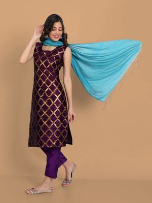 PPTOSS Women Kurta Pant Dupatta Set