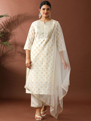 AVANSHEE Women Kurta Pant Dupatta Set