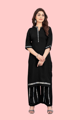 Hangerdesginer Women Kurta Palazzo Set