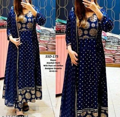 ROHIKA Women Kurta Palazzo Dupatta Set