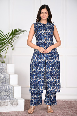 PRISTYLE Women Kurti Palazzo Set