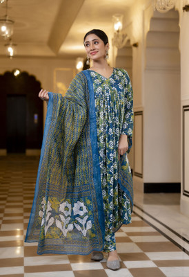 Tasrika Self Design Kurta, Salwar & Dupatta Set