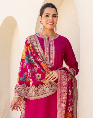 Skylee Women Kurta Pant Dupatta Set