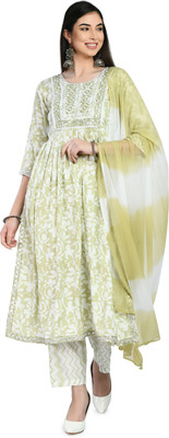 AnjuShree Choice Women Kurta Pant Dupatta Set