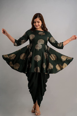 TFP Women Kurti Dhoti Pant Set