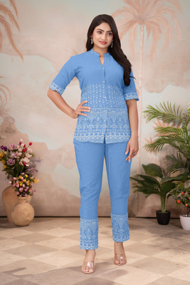 Look Classic Women Shirt Pant Set